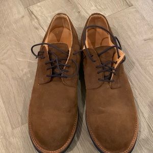 Mens brown suede shoes
